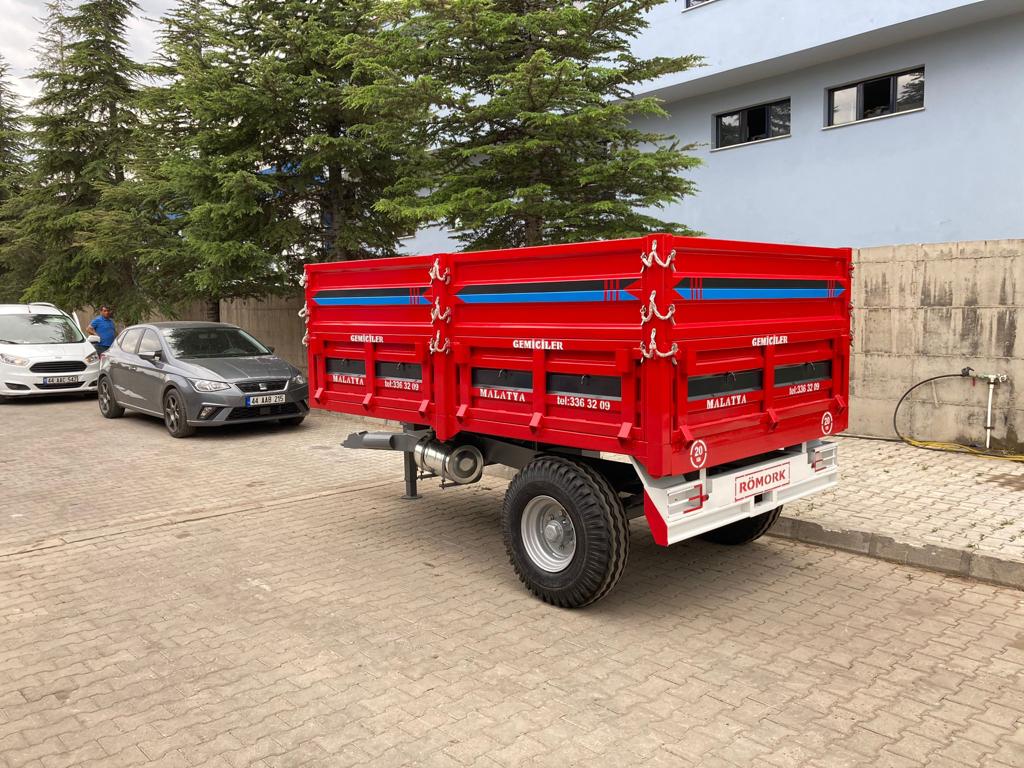 Tek Dingil 3,5 Ton Römork
