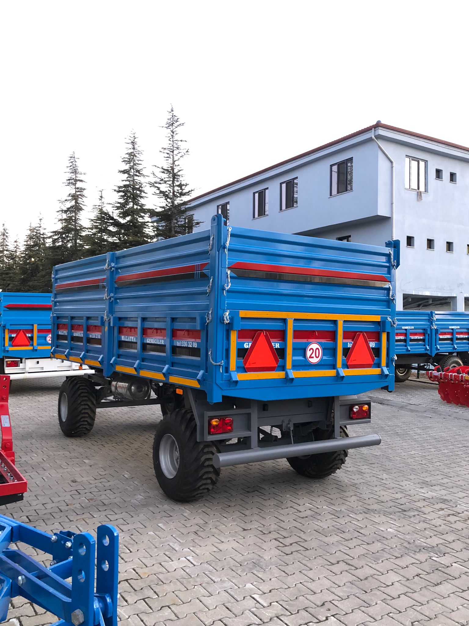 4 Teker 8-10 Ton Römork